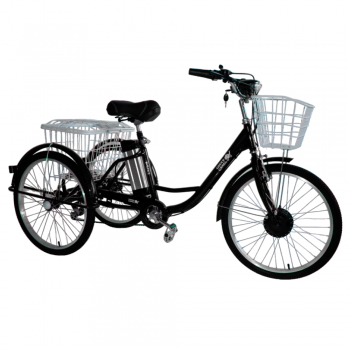 Электровелосипед GreenCamel Трайк-24 V2(R24 250W 48V 12Ah) Черный