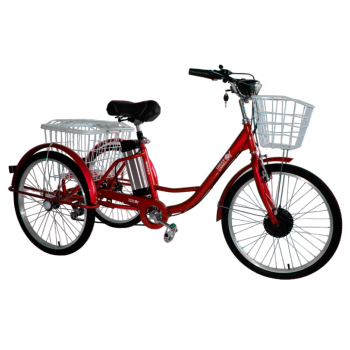 Электровелосипед GreenCamel Трайк-24 V2(R24 250W 48V 12Ah) Красный