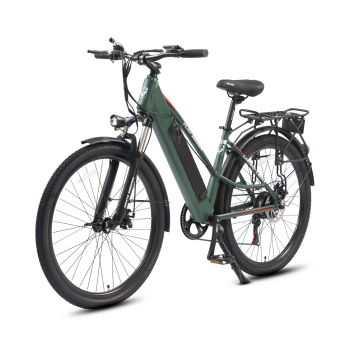 Электровелосипед WHITE SIBERIA CAMRY LIGHT 500W зеленый