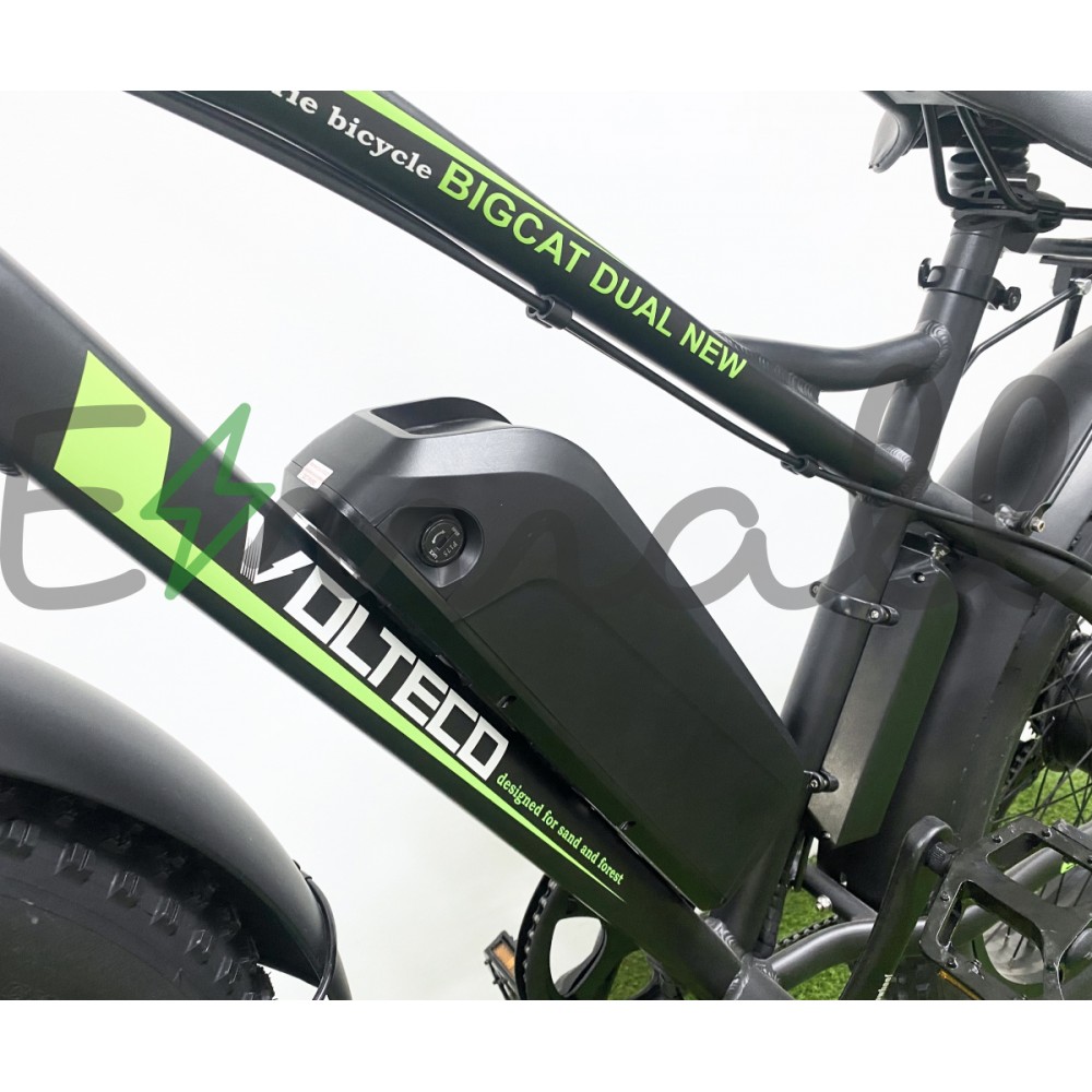 Электровелосипед VOLTECO BIGCAT DUAL NEW черный 7