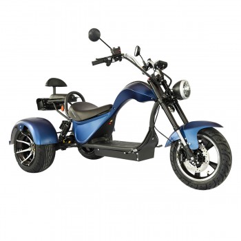 Электроскутер CityCoco SKYBOARD TRIKE CHOPPER-4000 PRO FAST Trike Синий