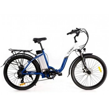 Электровелосипед ELBIKE GALANT BIG VIP 13 бело-синий