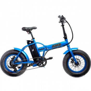 Электровелосипед электрофэтбайк складной Медведь Fold Mini 350 Синий