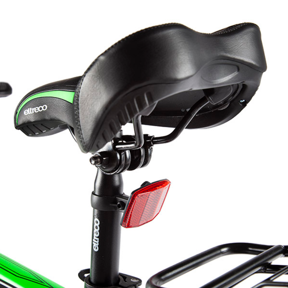 Электровелосипед Eltreco XT-800 NEW (черно-зеленый) 20