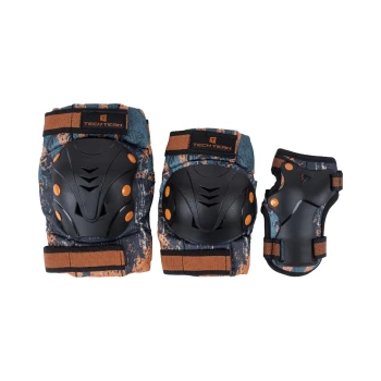 Набор защиты Tech Team Safe Fit Adult 1.0 Orange (Оранжевый) Размер M